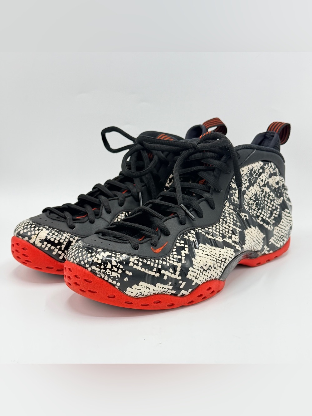 Nike Foamposite One “Albino Snakeskin” size 10